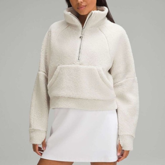 Lululemon Scuba Oversized Sherpa Fleece Funnel Neck XS/S - Picture 1 of 8